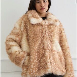 Motel rocks Bambi faux fur joji jacket